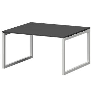 Стол переговорный на металлокаркасе Protech СМСП-О-12.123.Пр50 Графит/Белый фото