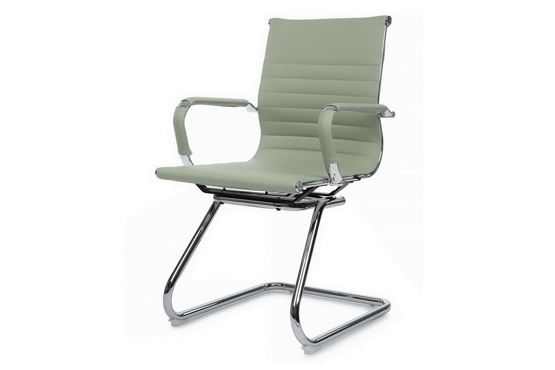Конференц-кресло RV Chair HUGO 6002-3E Зелёная экокожа  стоимость