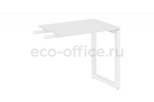 Приставной элемент на О-образном м/к METAL SYSTEM QUATTRO 5x5 50БО.ПР-2 Белый / Белый металл фото