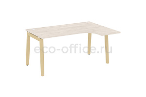 Стол эргономичный правый ONIX WOOD OW.SA-4 (R) Денвер Светлый / Дуб Светлый фото