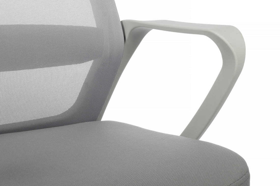 конференц-кресло rv chair point 8325g светло-серая ткань фото