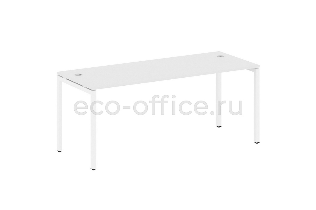Стол письменный METAL SYSTEM QUATTRO 4x4 40БП.СП-5 Белый / Белый металл  стоимость