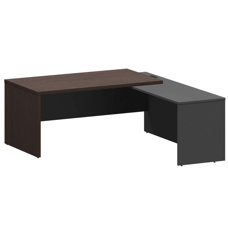 стол руководителя правый protech kzp-18r дуб венге/графит фото