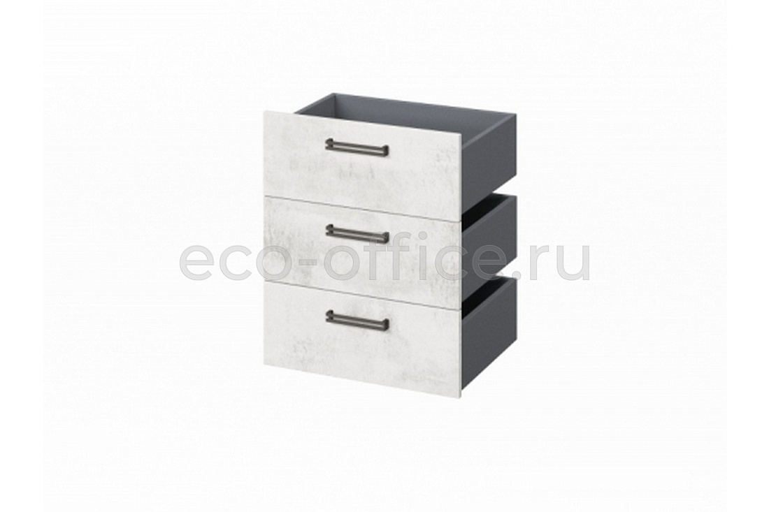 Комплект из 3 ящиков FESTUS FB-124.D Хромикс Белый  стоимость