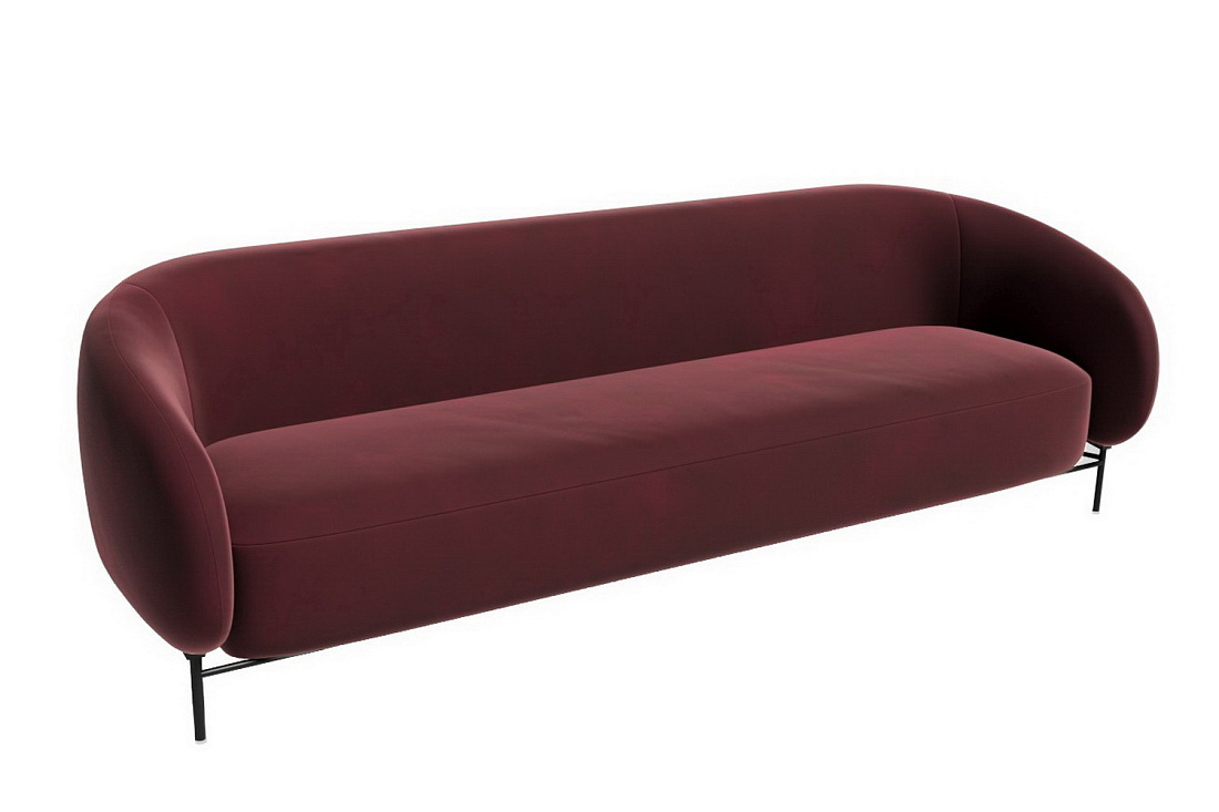 диван трёхместный belt blt-3 велюр verona premium 743 фото