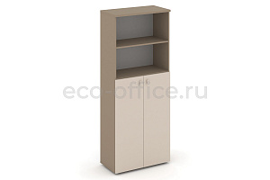 Шкаф высокий широкий ESTETICA ES.ST-1.6 Латте / Капучино фото