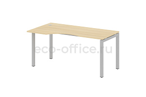 Стол криволинейный левый METAL SYSTEM QUATTRO 5x5 50БП.СА-1 Л Акация Лорка / Серый металл фото