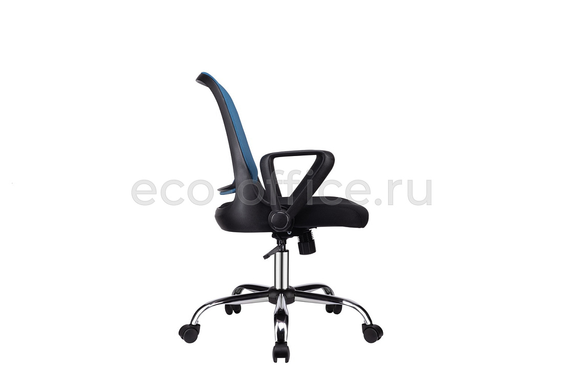 Кресло офисное RV Design W-158 Чёрный пластик / Синяя сетка  стоимость