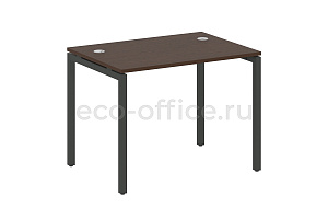 Стол письменный METAL SYSTEM QUATTRO 4x4 40БП.СП-1 Венге Цаво / Антрацит металл фото