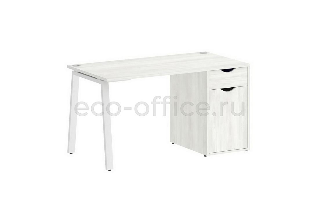 Стол письменный HomeOffice VR.SP-3-138.1.A white Снежная Патина  стоимость