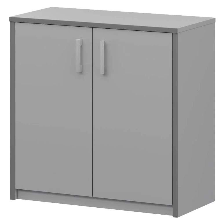 стеллаж низкий закрытый protech а-302/а-602 серый фото