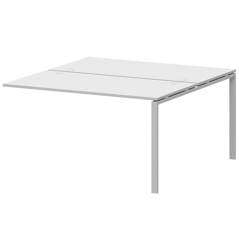 модуль двойной на 2 рабочих места protech амбэ-004.60 белый/белый фото