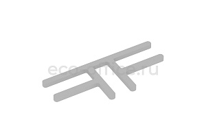 Комплект соединителей T-образных (2шт.) R-LINE SOFT AP.S-TO Серый металл фото