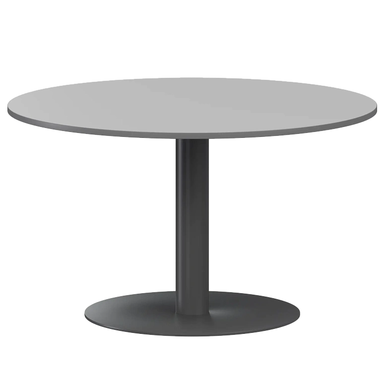 стол круглый protech ам-д120 серый/антрацит фото