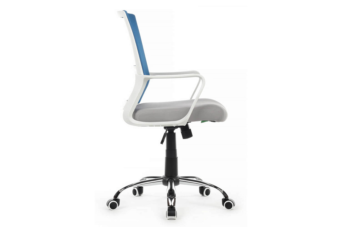 кресло rv chair mint 1029mw синяя сетка / серая ткань фото