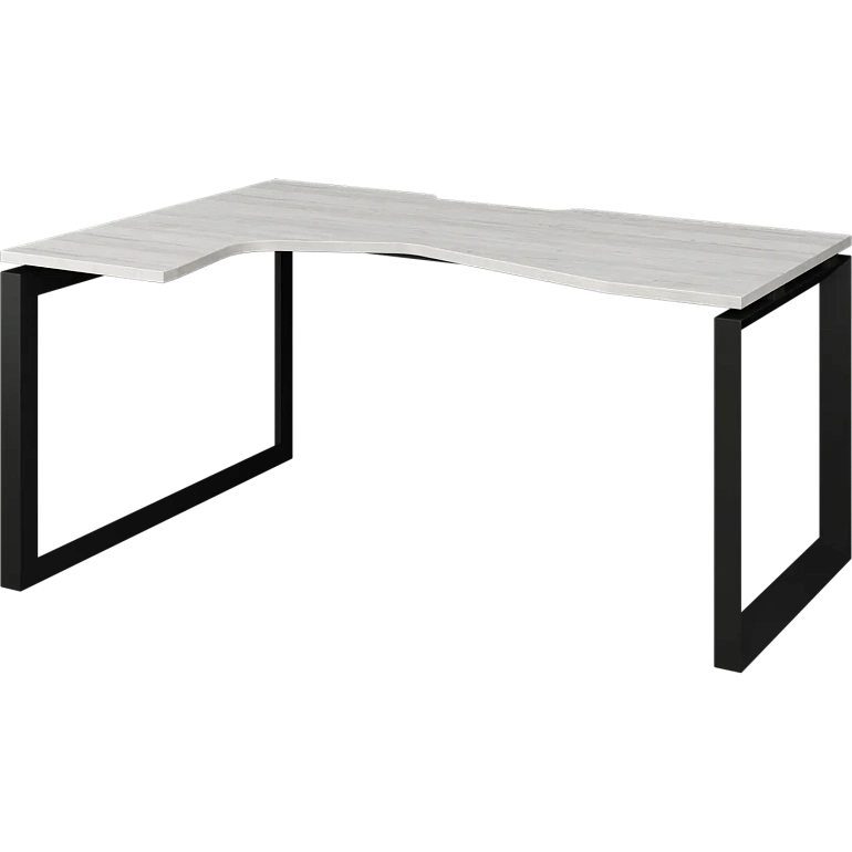 стол эргономичный левый на металлокаркасе protech нтмп.о-060.лв сосна винтер/антрацит фото