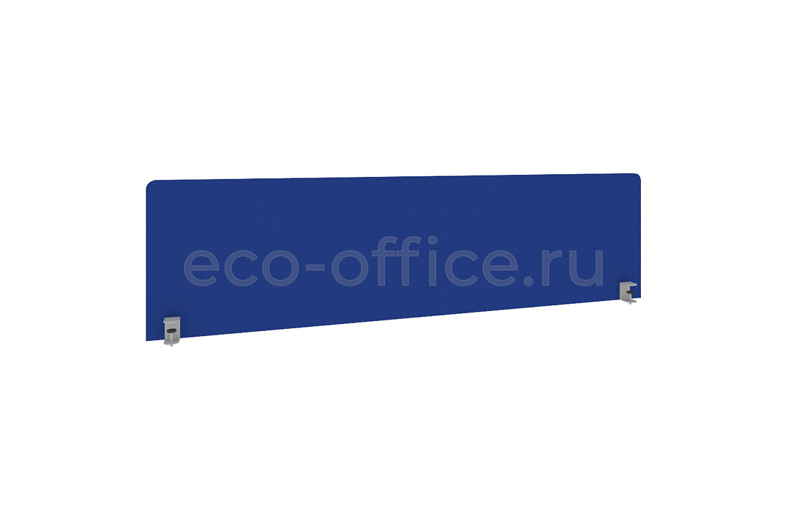 Экран тканевый для стола L1800 METAL SYSTEM STYLE Б.ТЭКР-5 Синяя сетчатая ткань TW13 купить в Москве