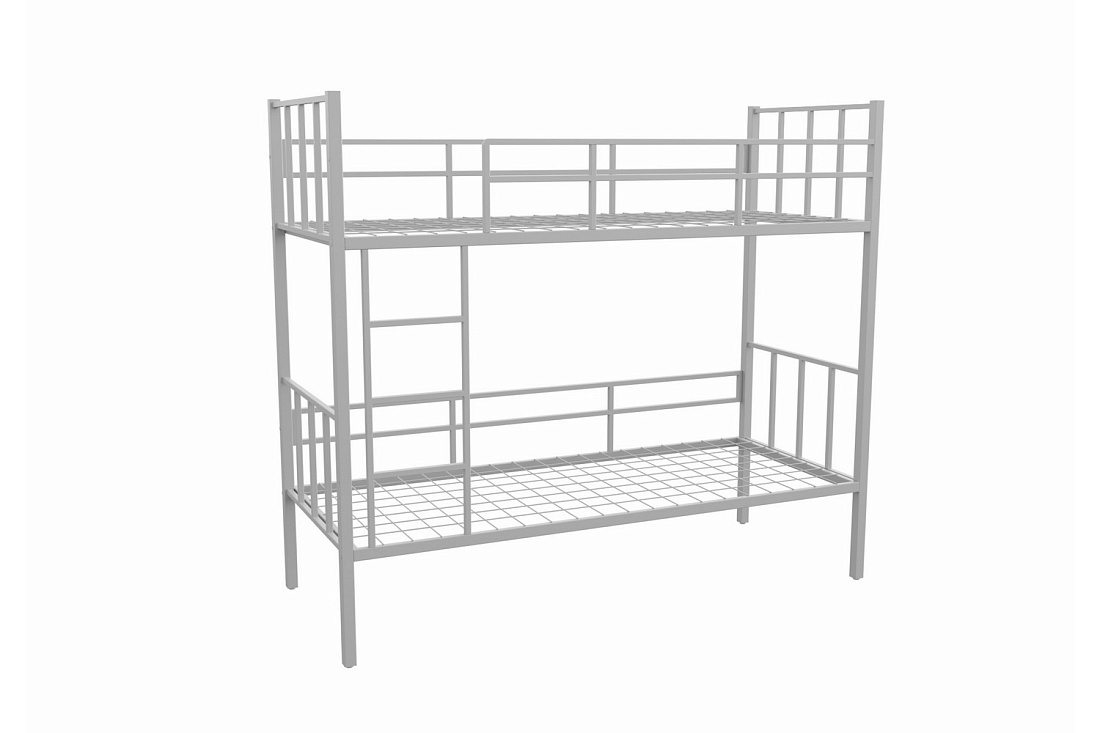кровать 2-х ярусная overnight on.mk2-002 серый металл фото