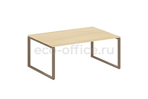 Стол переговорный (1 столешница) METAL SYSTEM STYLE БО.ПРГ-1.5 Акация Лорка / Мокко металл фото