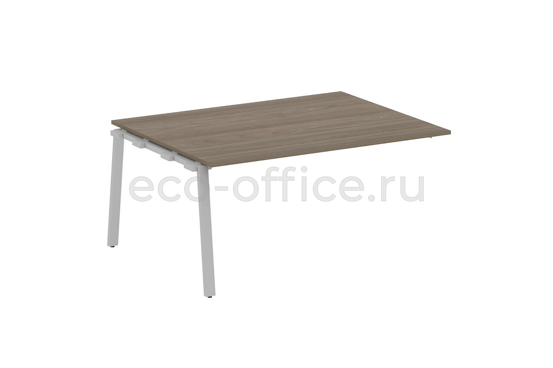 Проходной наборный элемент переговорного стола METAL SYSTEM STYLE БА.ППРГ-4 Вяз Благородный / Серый металл  стоимость