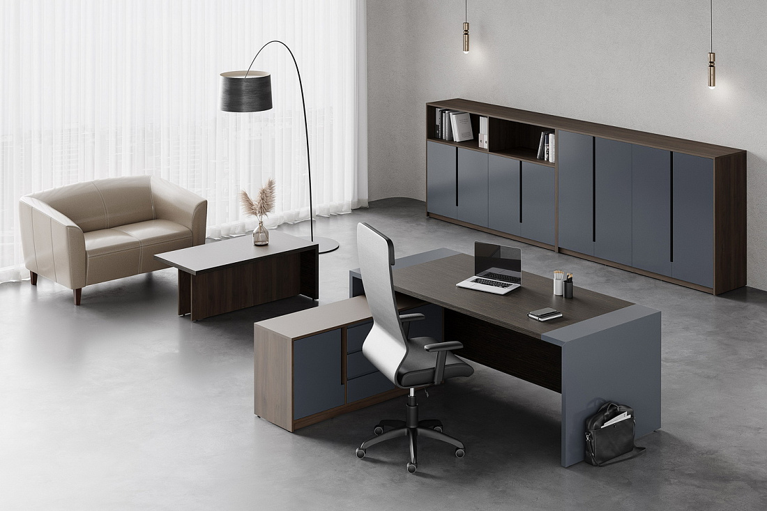 кабинет руководителя artwood орех дижон фото