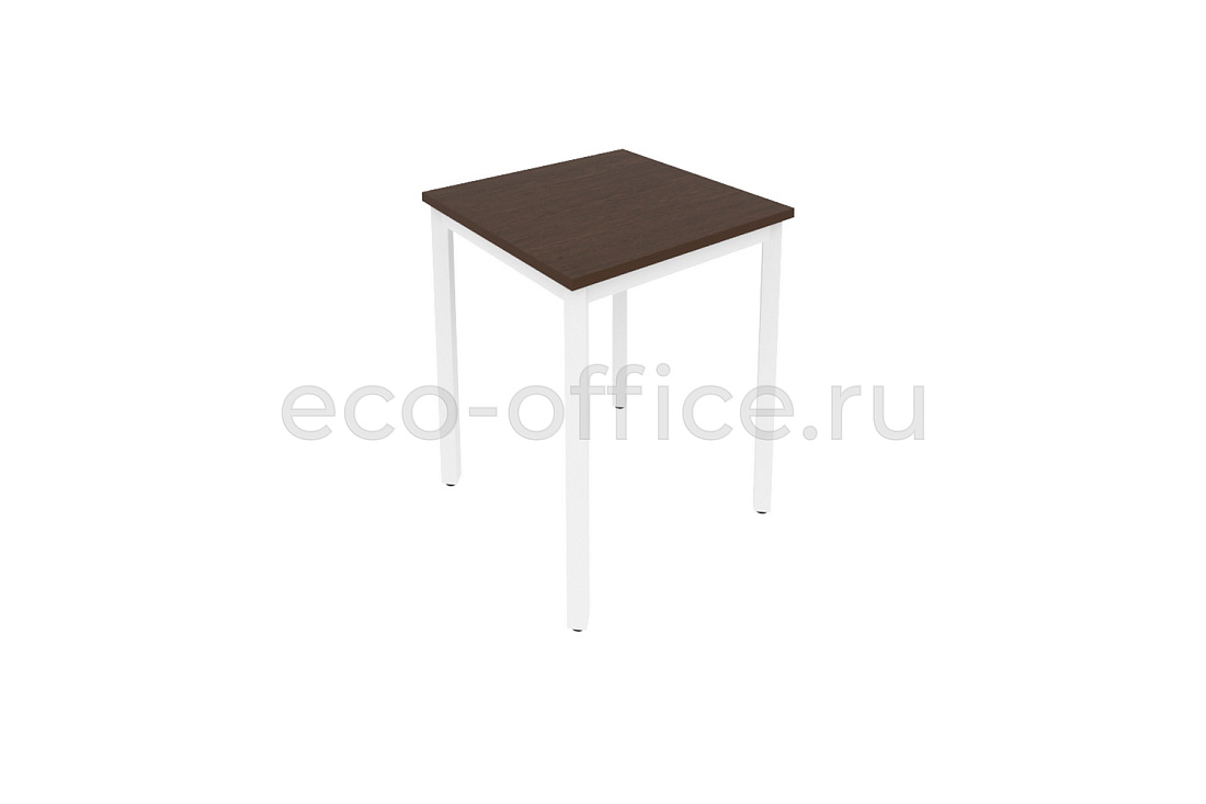 Стол письменный на металлокаркасе SLIM SYSTEM С.СП-1.1 Венге Цаво / Белый металл купить в Москве