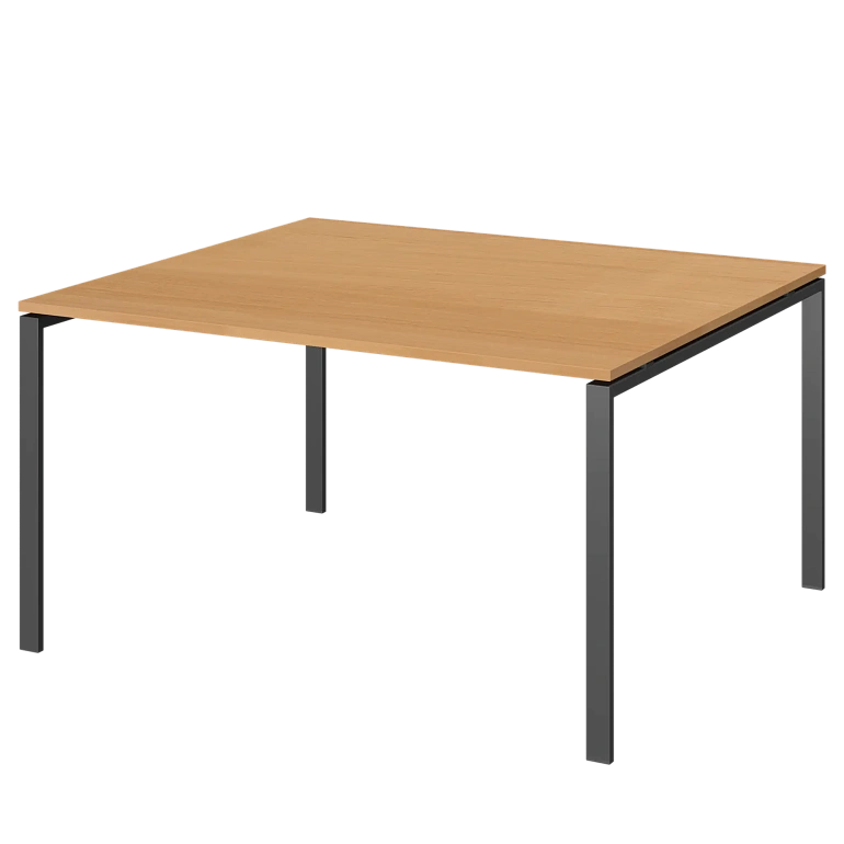 стол переговорный на металлокаркасе protech амп-003.123 ольха/антрацит фото
