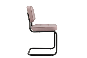 Конференц-кресло ECO-CHAIR COLOMBO Comfort CLM-05 Розовый велюр / Чёрный металл фото