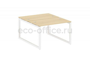 Рабочая станция METAL SYSTEM QUATTRO 5x5 50БО.РАС-СП-2.2 Акация Лорка / Белый металл фото
