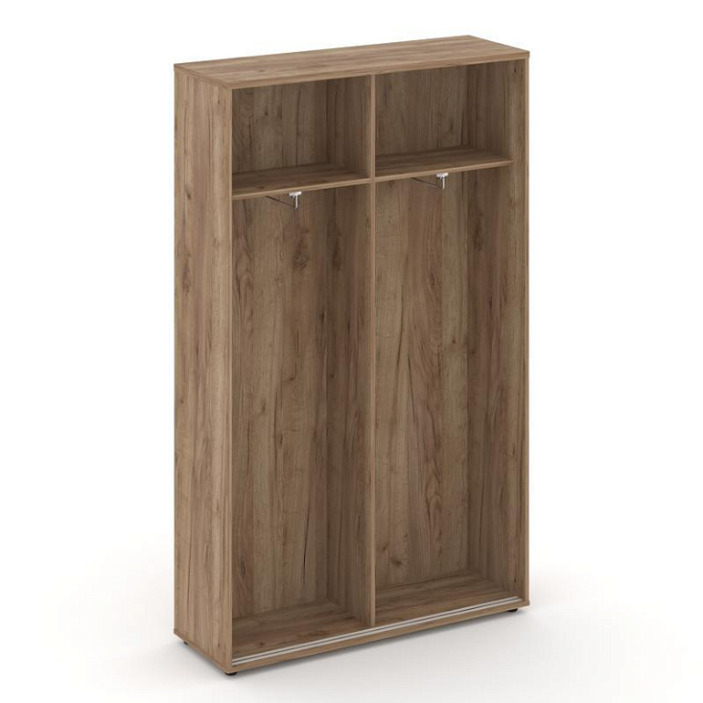 шкаф-купе для одежды style project sn.shk-003 дуб табак/черный ручки фото
