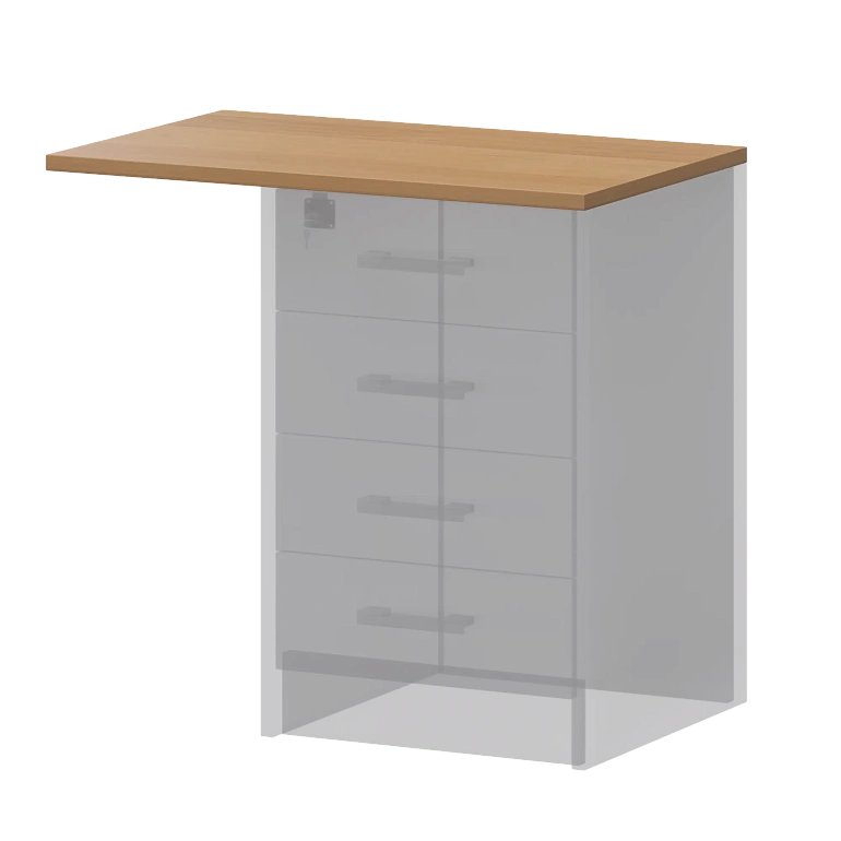 крышка к приставным тумбам protech а-706.ф ольха фото