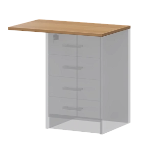 Крышка к приставным тумбам Protech А-706.Ф Ольха фото