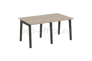 Стол переговорный (2 столешницы) ONIX WOOD OW.PRG-2.0 Дуб Аттик / Дуб Тёмный фото