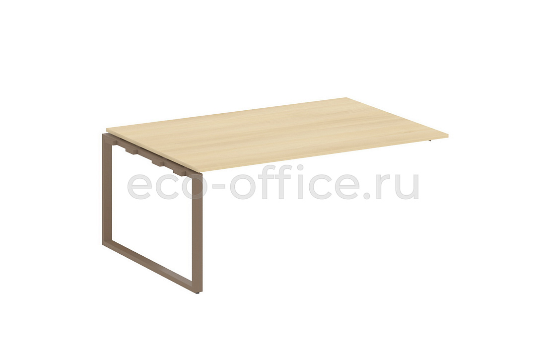Проходной наборный элемент переговорного стола METAL SYSTEM STYLE БО.ППРГ-5 Акация Лорка / Мокко металл  стоимость