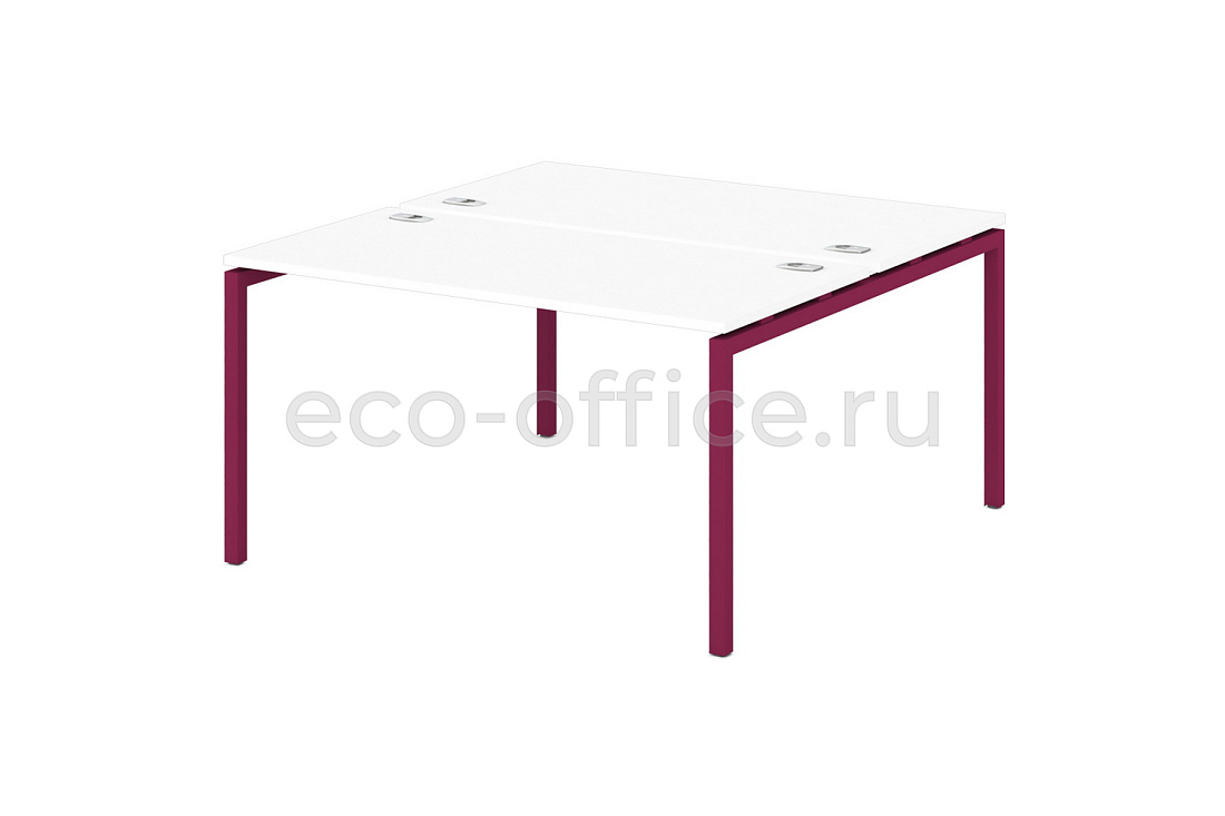 Стол-тандем на металлокаркасе 40*40 SENTIDA COLOR S-48 Малина  стоимость