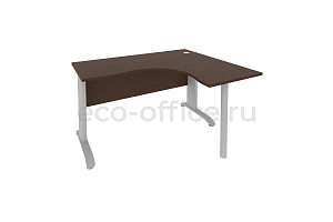 Стол криволинейный правый RIVA Metal ПЛ.СА-3 (R) Венге Цаво фото