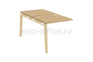 Наборный элемент рабочей станции на 2 рабочих места ONIX WOOD OW.2.NRS-0.8 Тиквуд Светлый / Дуб Светлый фото