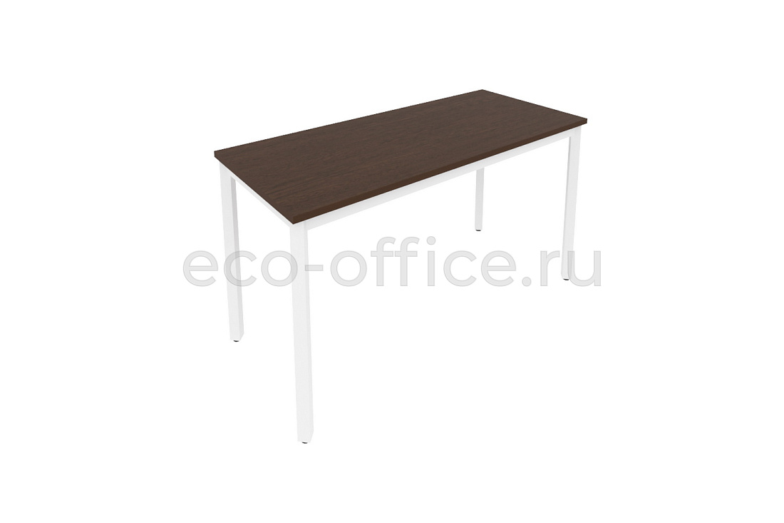 Стол письменный на металлокаркасе SLIM SYSTEM С.СП-5.1 Венге Цаво / Белый металл купить в Москве