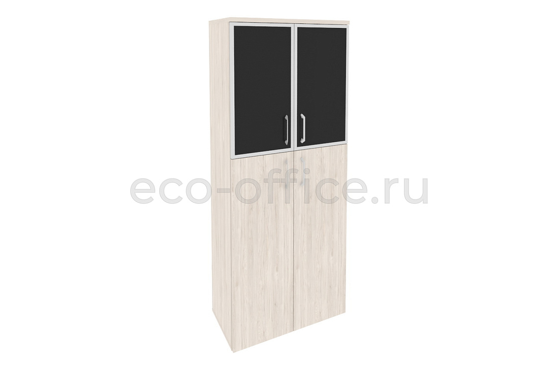 Шкаф высокий широкий ONIX O.ST-1.7 R black Денвер Светлый купить в Москве