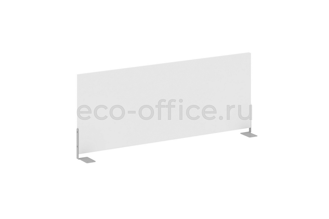 Экран для стола боковой L900 METAL SYSTEM STYLE Б.ЭКР-90 Белый / Серый металл  стоимость