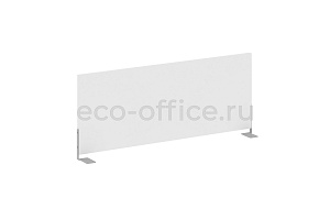 Экран для стола боковой L900 METAL SYSTEM STYLE Б.ЭКР-90 Белый / Серый металл фото