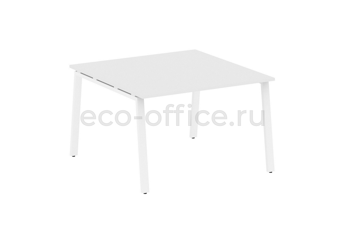 Стол переговорный (1 столешница) METAL SYSTEM STYLE БА.ПРГ-1.2 Белый / Белый металл  стоимость