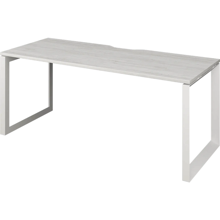 стол на металлокаркасе protech нтмп.о-160 сосна винтер/белый фото