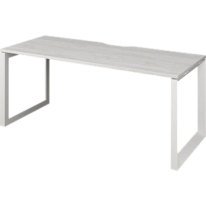 Стол на металлокаркасе Protech НТМП.О-160 Сосна винтер/Белый фото