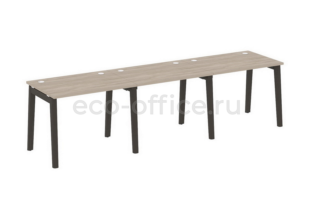 Рабочая станция на 3 рабочих места ONIX WOOD OW.RS-3.1.7 Дуб Аттик / Дуб Тёмный  стоимость