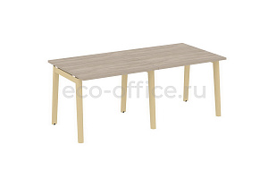 Стол переговорный (2 столешницы) ONIX WOOD OW.PRG-2.1 Дуб Аттик / Дуб Светлый фото