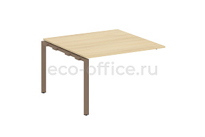 Проходной наборный элемент переговорного стола METAL SYSTEM STYLE БП.ППРГ-2 Акация Лорка / Мокко металл фото