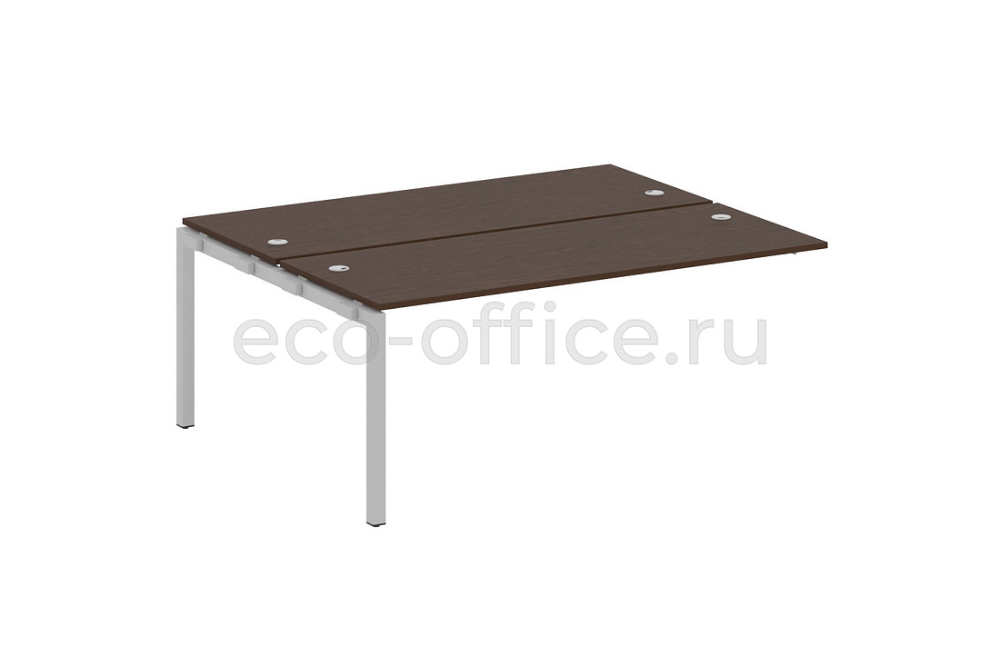 Проходной наборный элемент METAL SYSTEM QUATTRO 5x5 50БП.ПРС-СП-2.5 Венге Цаво / Серый металл купить в Москве
