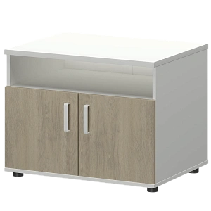 Тумба для оргтехники Protech СМТ-2ДН Тип1 Белый/Кронберг фото