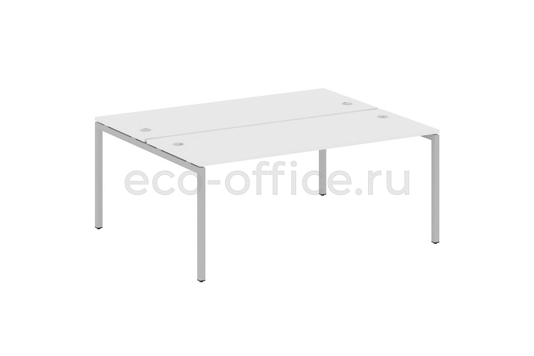 Рабочая станция METAL SYSTEM QUATTRO 4x4 40БП.РАС-СП-2.5 Белый / Серый металл  стоимость